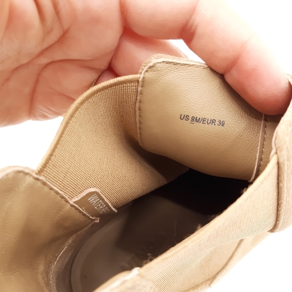 Vince | Henderson Weatherproof Chelsea Boot in Khaki Suede - Picture 7 of 9